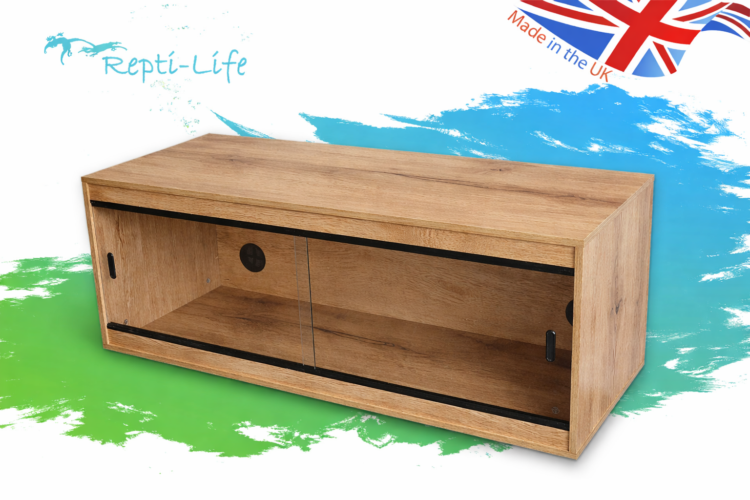 Repti-Luxe 24x15x15 Vivarium - Halifax Oak