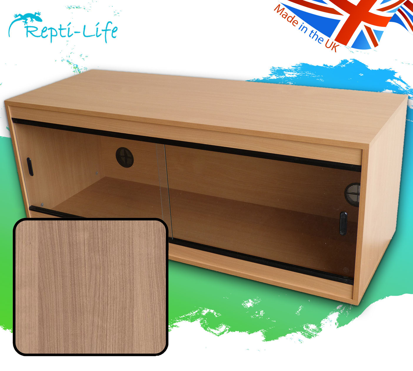 Repti-Luxe 36x18x18 Vivarium - Cherry