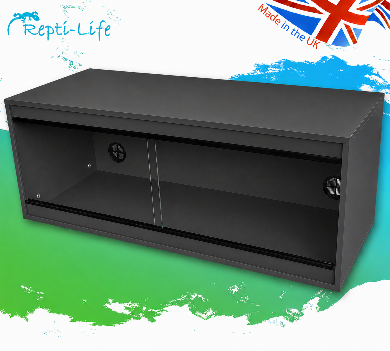 Repti-Luxe 48x18x18 Vivarium  - Anthracite