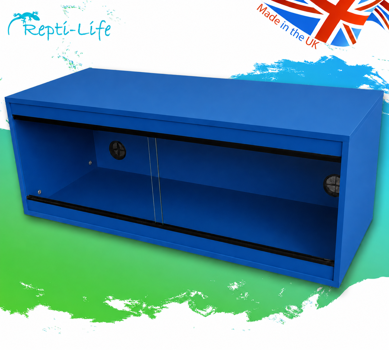 Repti-Luxe 48x18x18 Vivarium  - Blue
