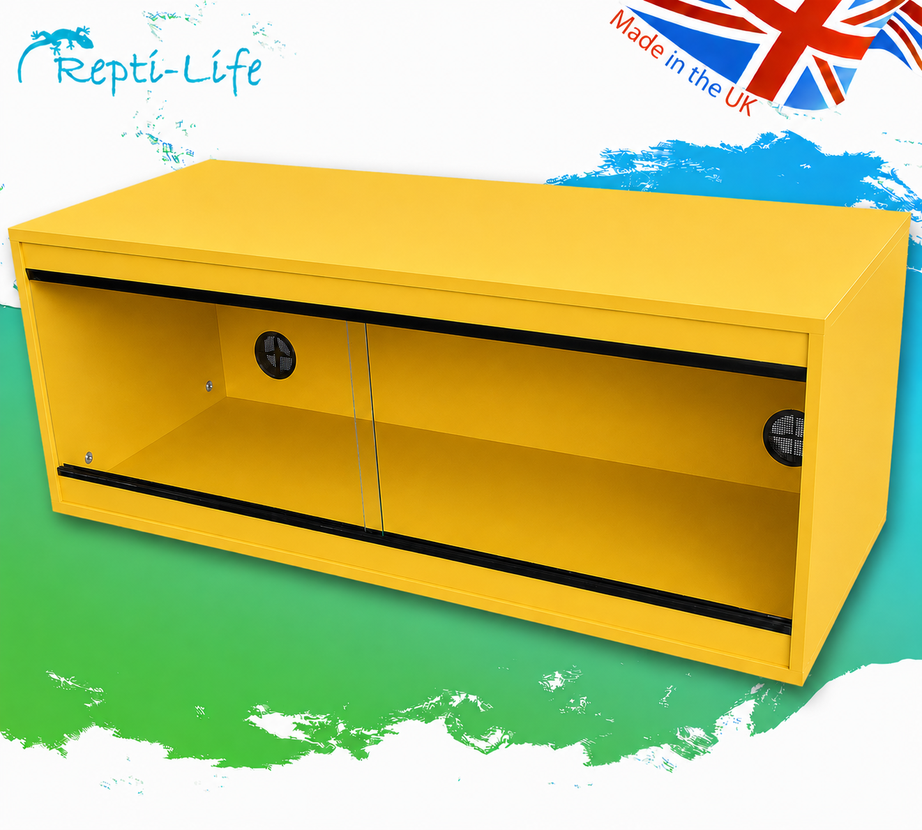 Repti-Luxe 48x18x18 Vivarium  - Yellow